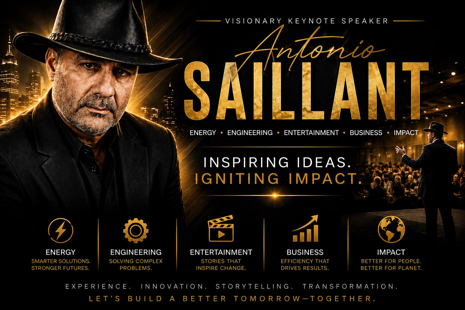 Antonio Saillant - Visionary Keynote Speaker