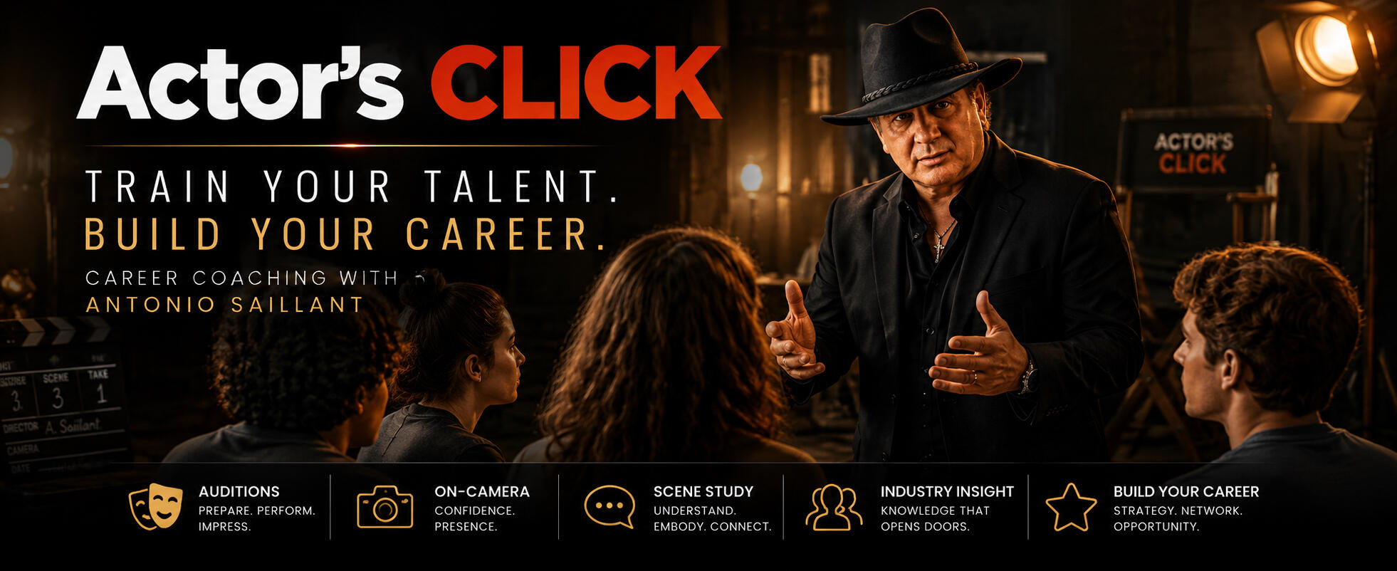 Actor's Click with Antonio Saillant